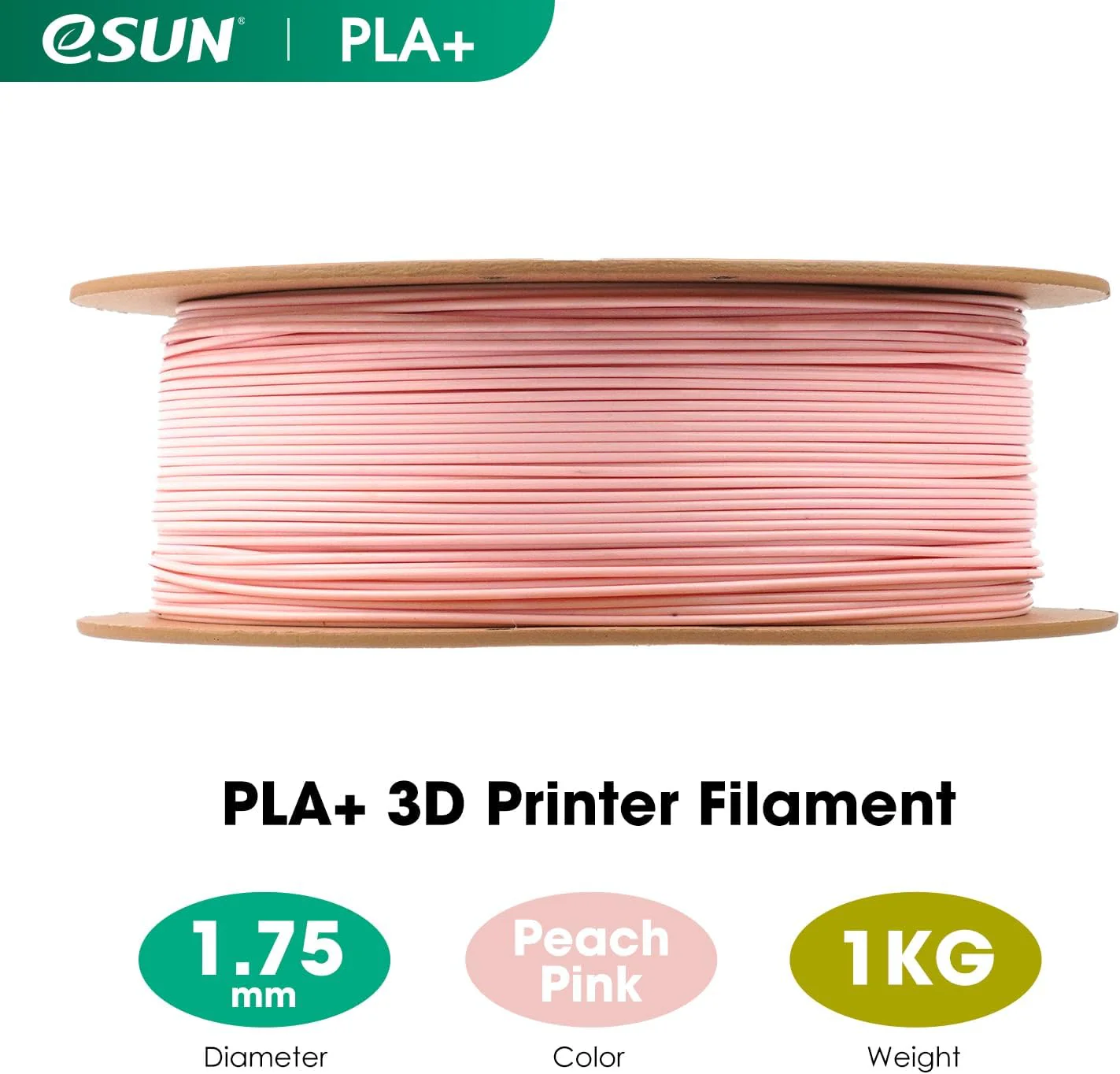 Pla+ 1.75Mm Peach Pink 1Kg/Roll With Paper Roll (Region 2) - Image 5