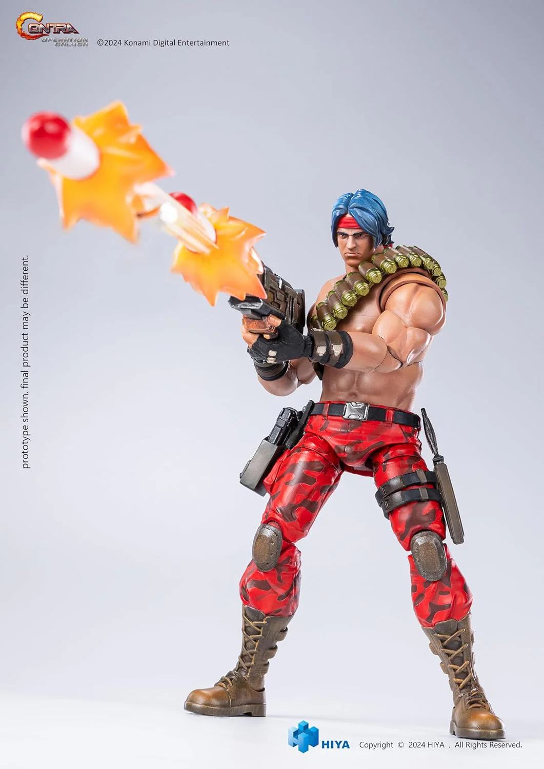 Hiya Toys Contra: Operation Glauga – Lance Bean Exquisite Basic Series 1:12 Scale Previews Exclusive Action Figure - Image 4