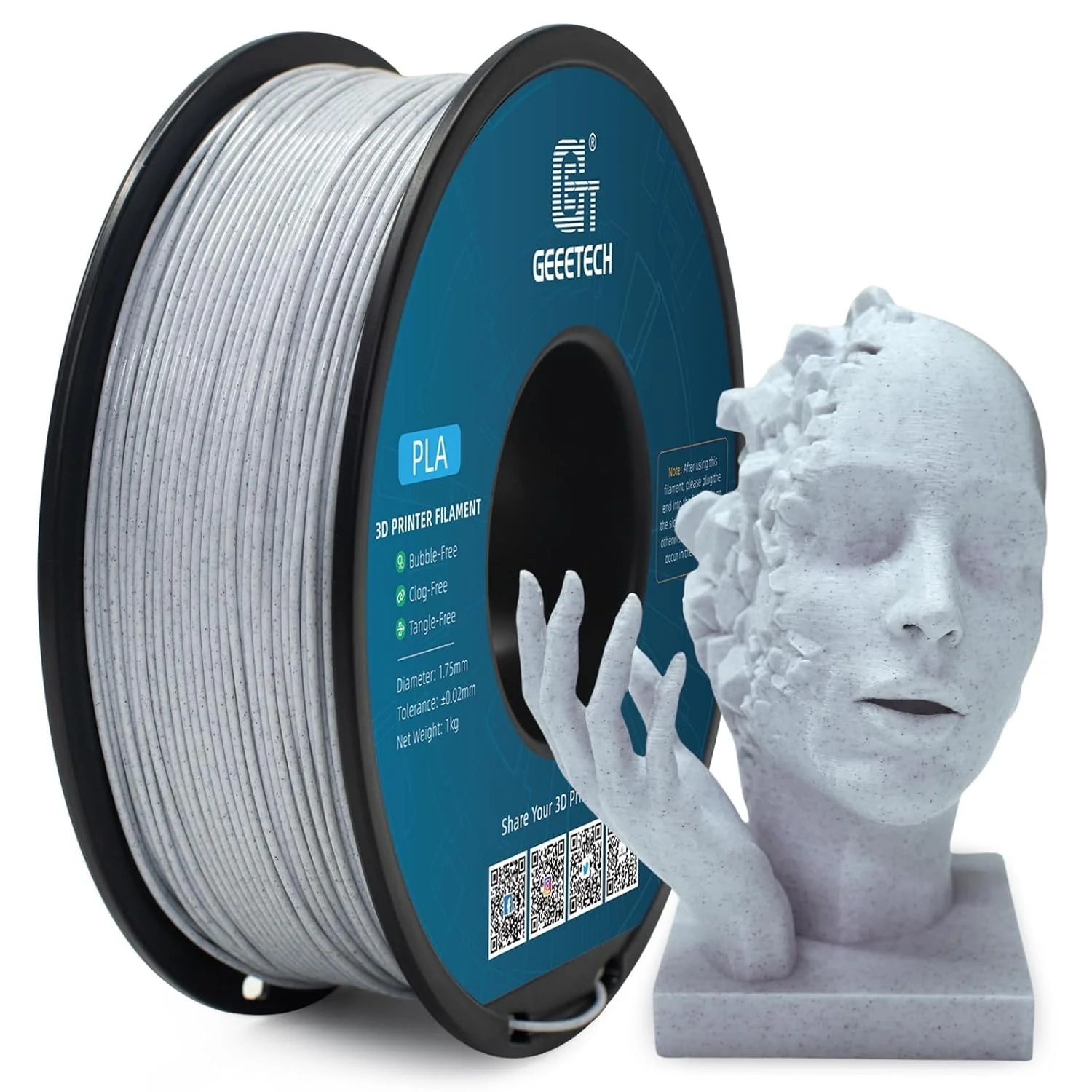 Geeetech - PLA like Marble (1.75mm - 1kg) - Image 5