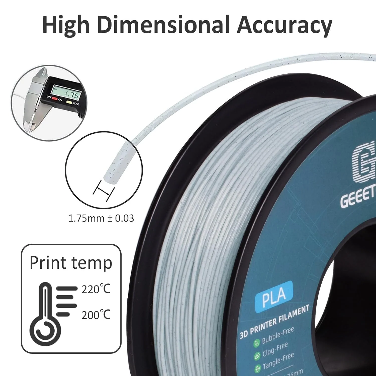 Geeetech - PLA like Marble (1.75mm - 1kg) - Image 6