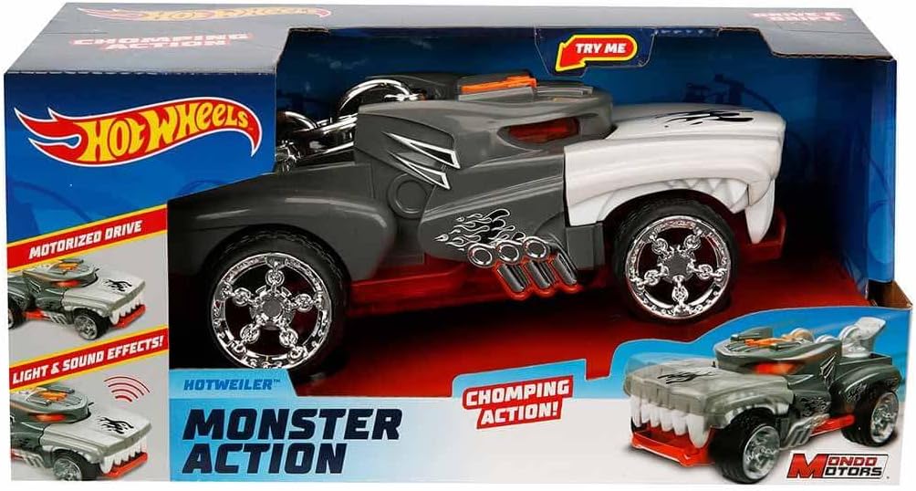 Mondo Motors - Hot Wheels Monster Action Monster Action HOTWEILER - friction car for children - lights and sounds - 51221 - Image 4