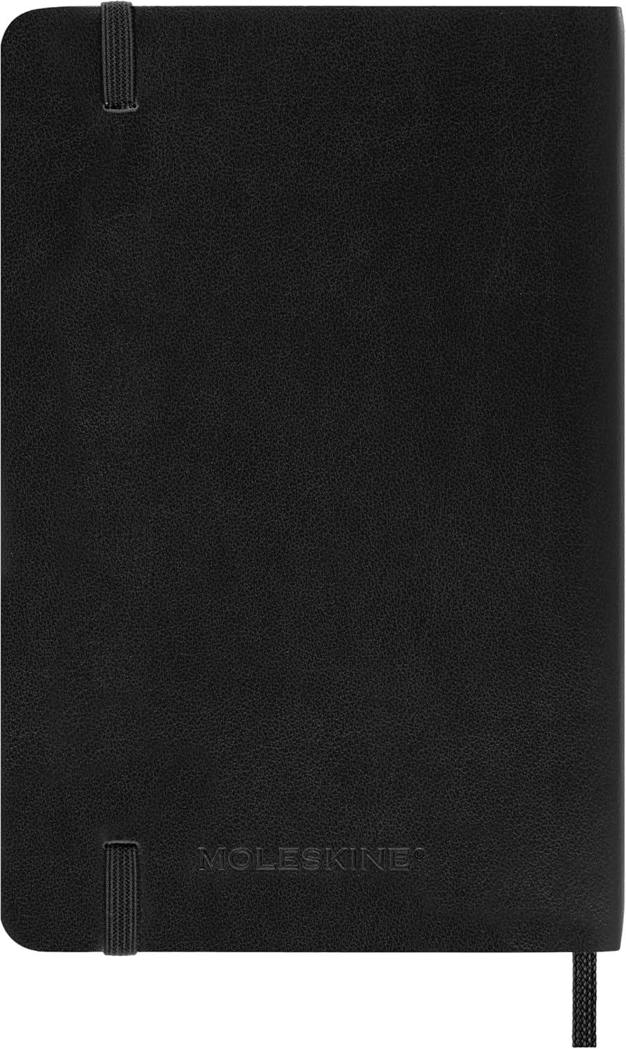 Moleskine Monthly Planner 2027, Soft Cover 12 Month Diary with Elastic Closure, Pocket Size 9x14 Cm, Black - Image 7