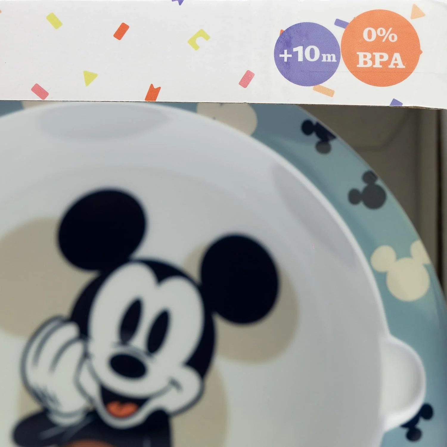 Stor Disney Mickey Mouse-cadeauset voor kinderen, BPA-vrij, met fles, kom en lepel, wasbaar en herbruikbaar - Image 6
