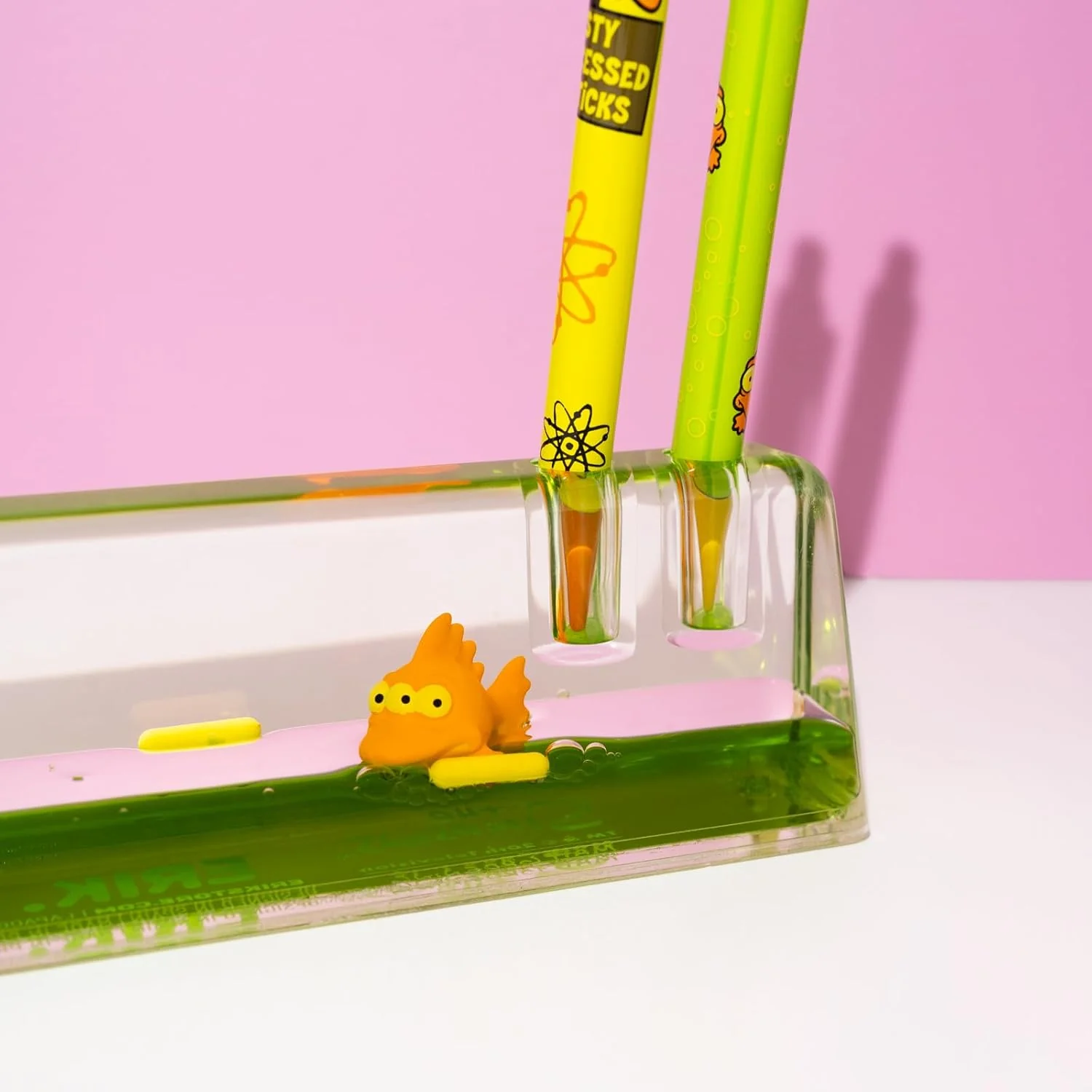Grupo Erik Portapenne da Scrivania The Simpsons - Porta Penne Decorativo Blinky con Penne e Portamine in Acrilico | Cancelleria (14,5 x 4,7 x 3,5 cm - Image 5