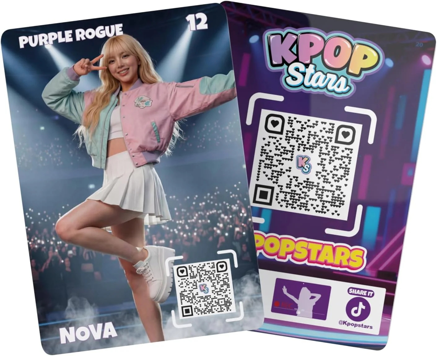 verzamelkaarten met fotokaarten, 6 stuks in sachet, verzameling 60 kaarten, dans QR-code - Image 2