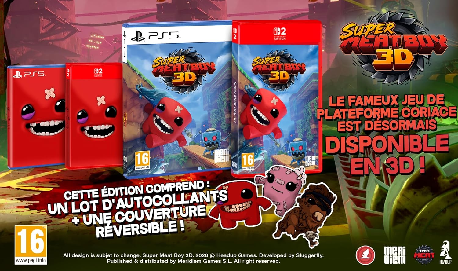 Super Meat Boy 3D - Standard Edition (Nintendo Switch 2) Nintendo Switch 2 Standard Edition - Image 5