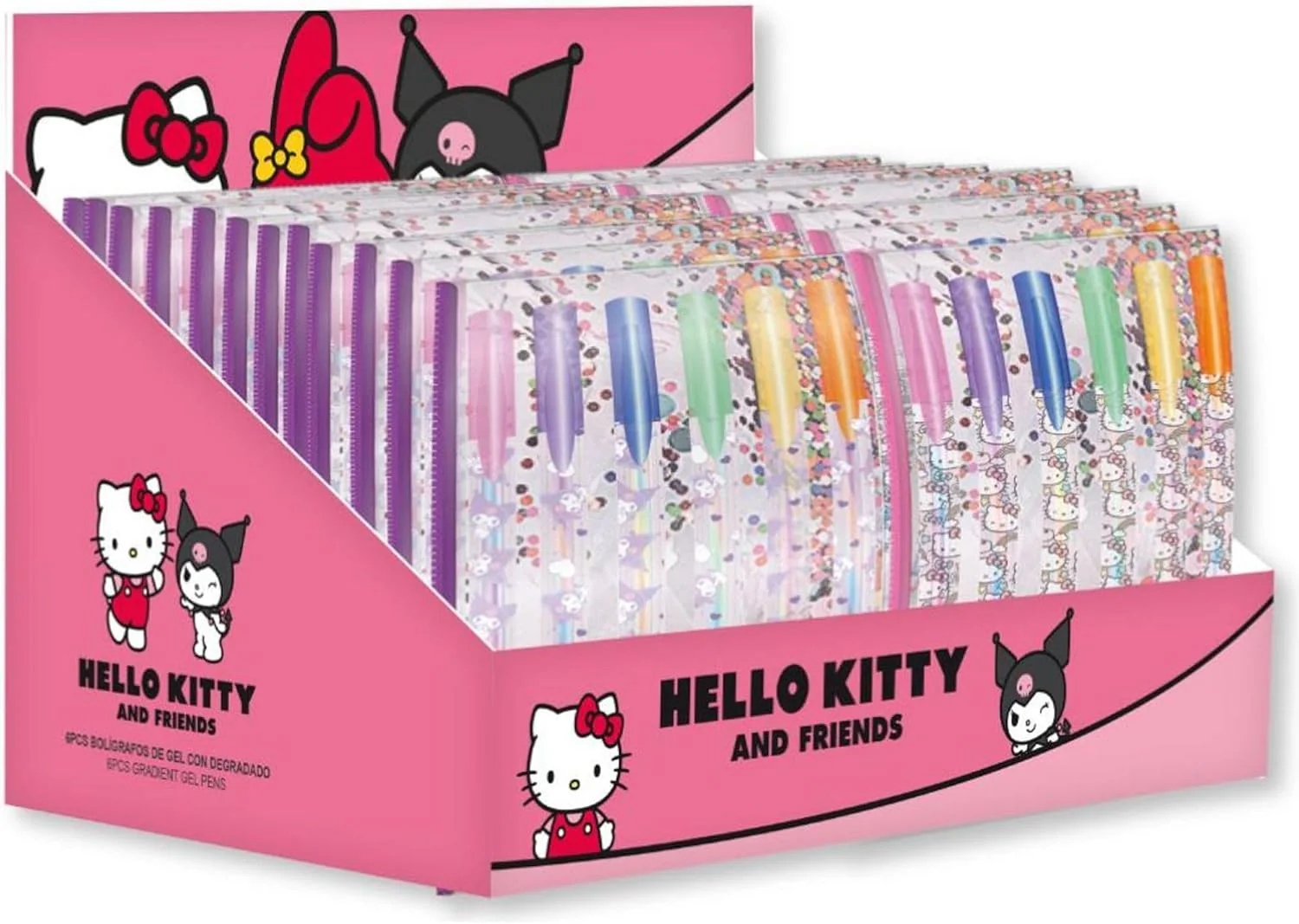 CERDÁ LIFE'S LITTLE MOMENTS Hello Kitty Kuromi Kugelschreiber Kawaii Design Ideal für Schule, Sammler und Liebhaber des Sanrio-Universums, Hello Kitty, Talla única, Lizenzprodukt - Image 2