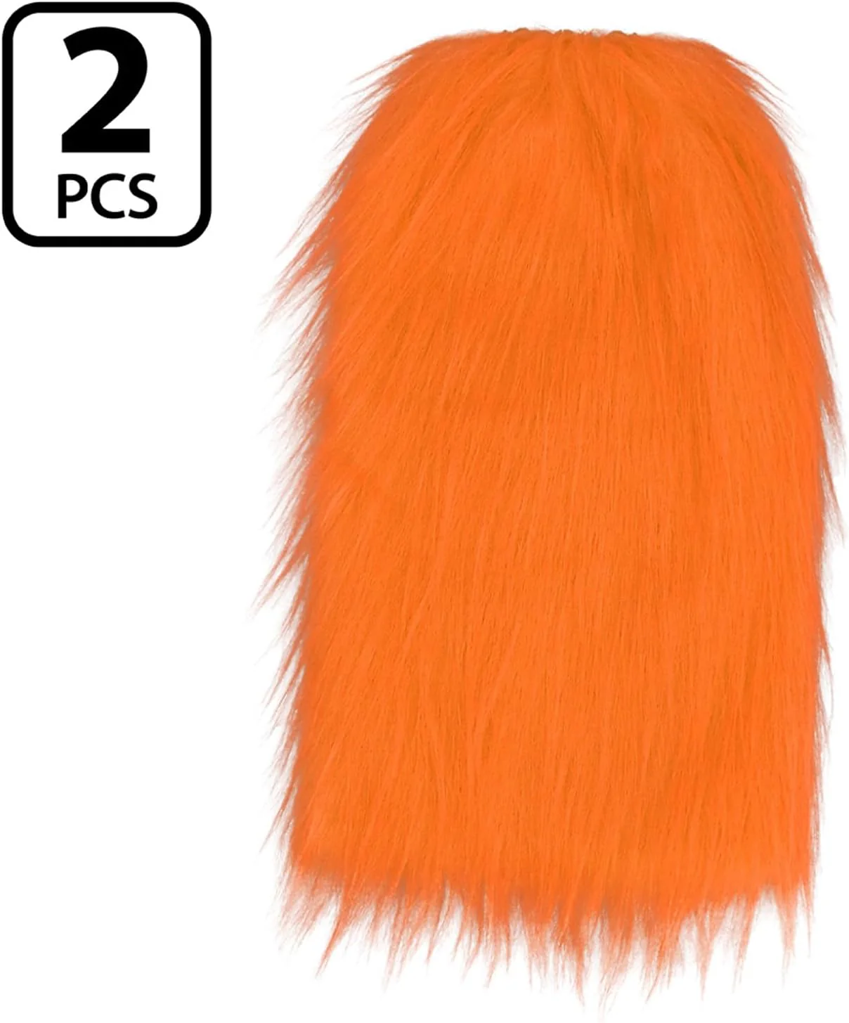 Boland - UV Neon Beinstulpen für Kostüme, 1 Paar, leuchten im Schwarzlicht, Beinwärmer aus Kunstfell, Kostüm-Accessoires für Festival, Karneval und Mottoparty - Image 2