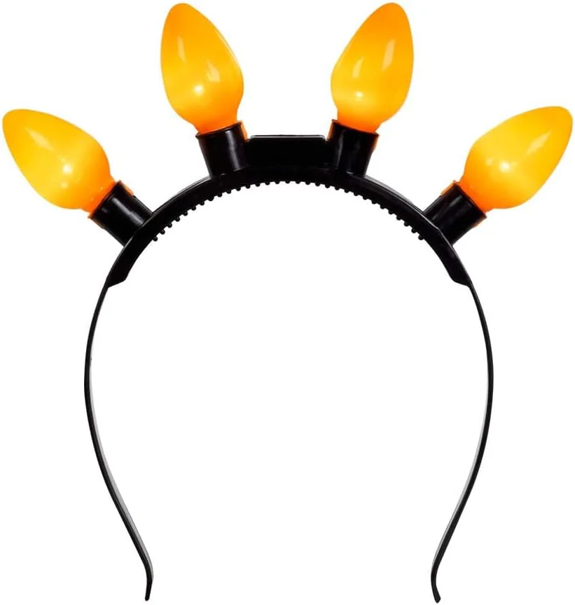 LED diadeem Party oranje - Image 3