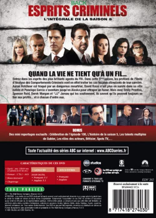 Coffret esprits criminels, saison 5 - Image 2