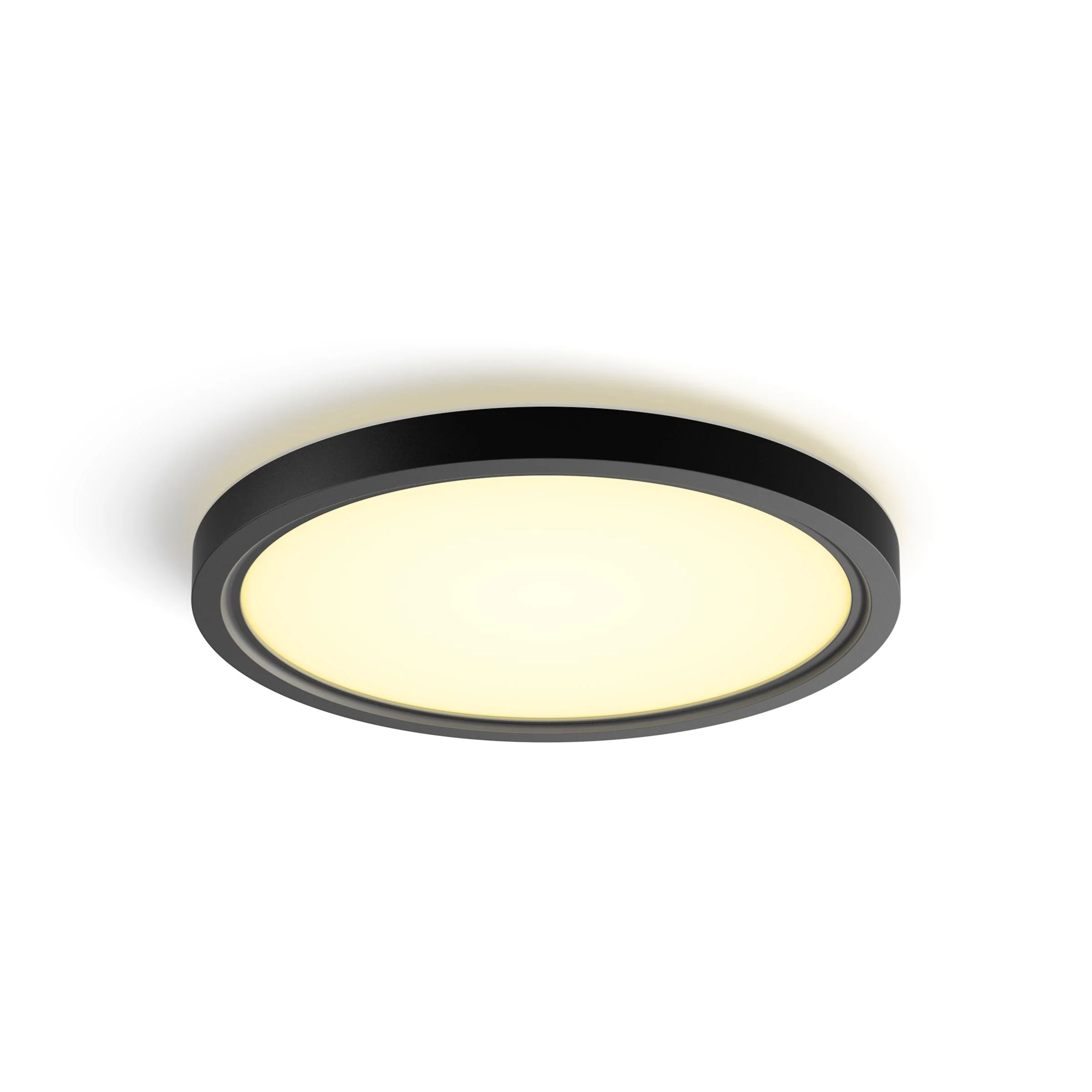 Philips Hue Tento Plafondlamp - Warm- Tot Koelwit Licht - Rond - Zwart - +30 Cm