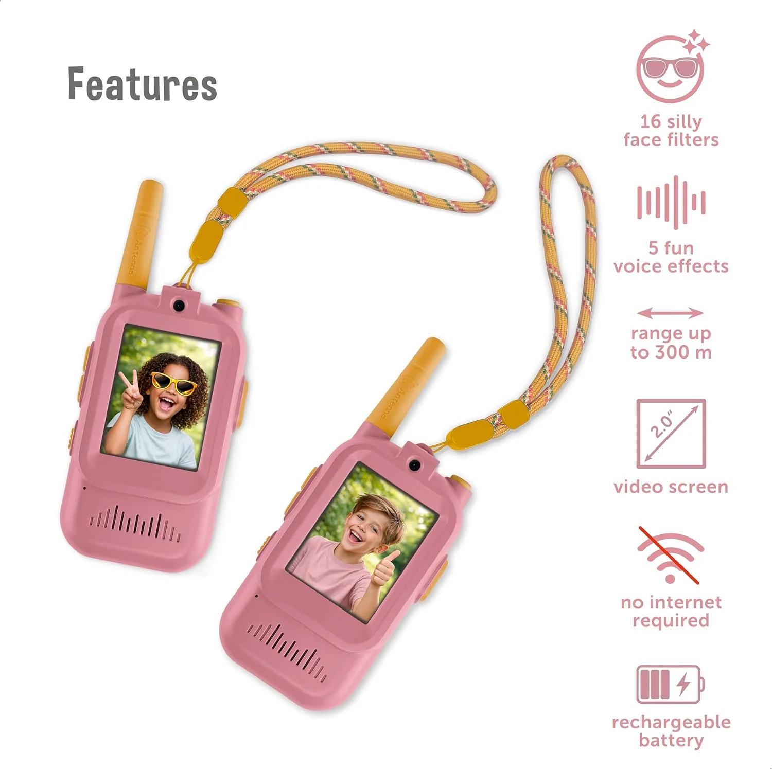 Zazu - Video Walkie Talkie pink - Image 2