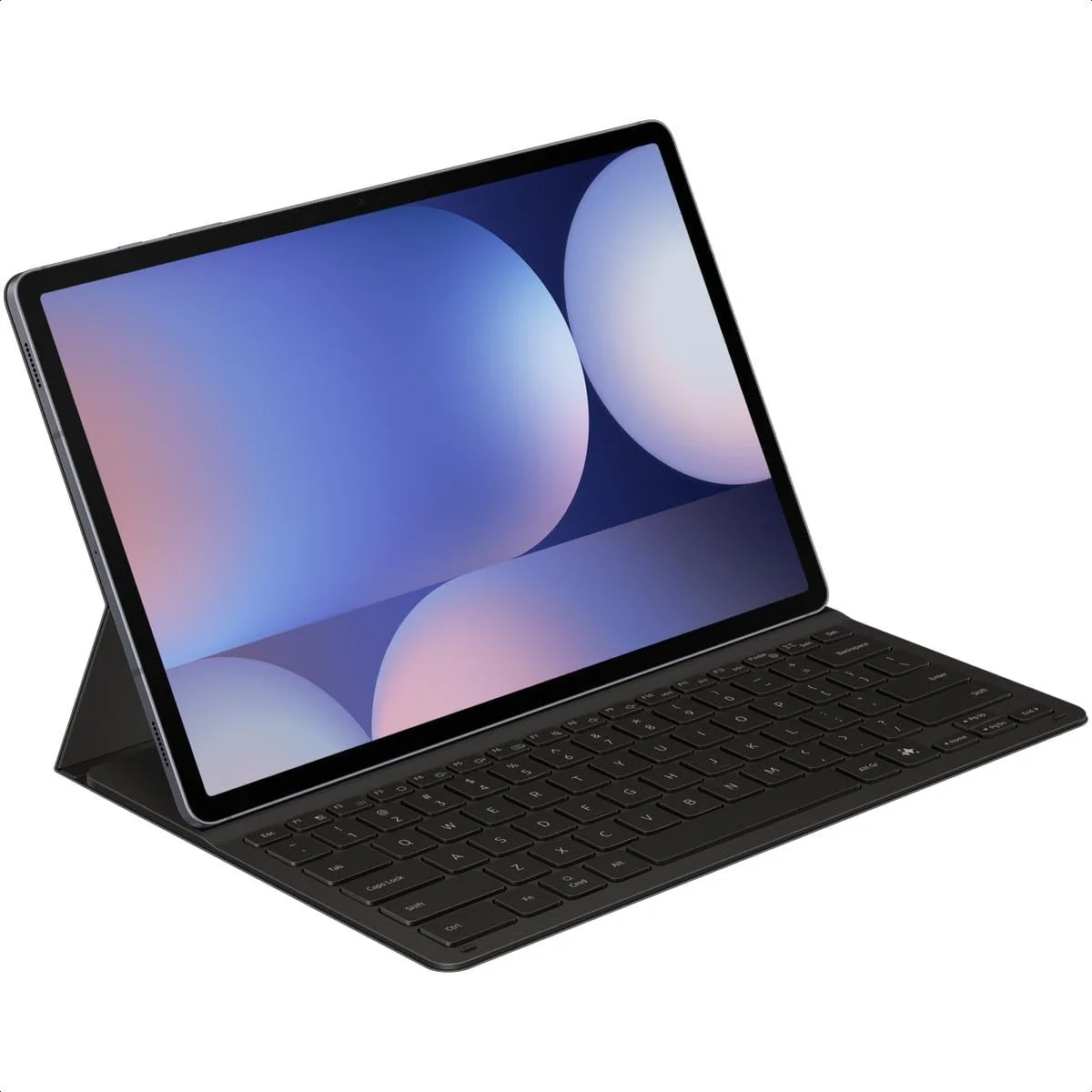 Samsung Galaxy Tab S10+, Tab S9+, Tab S9 FE+ Case with QWERTY Keyboard and AI Button, One Piece Case, Black - Image 4
