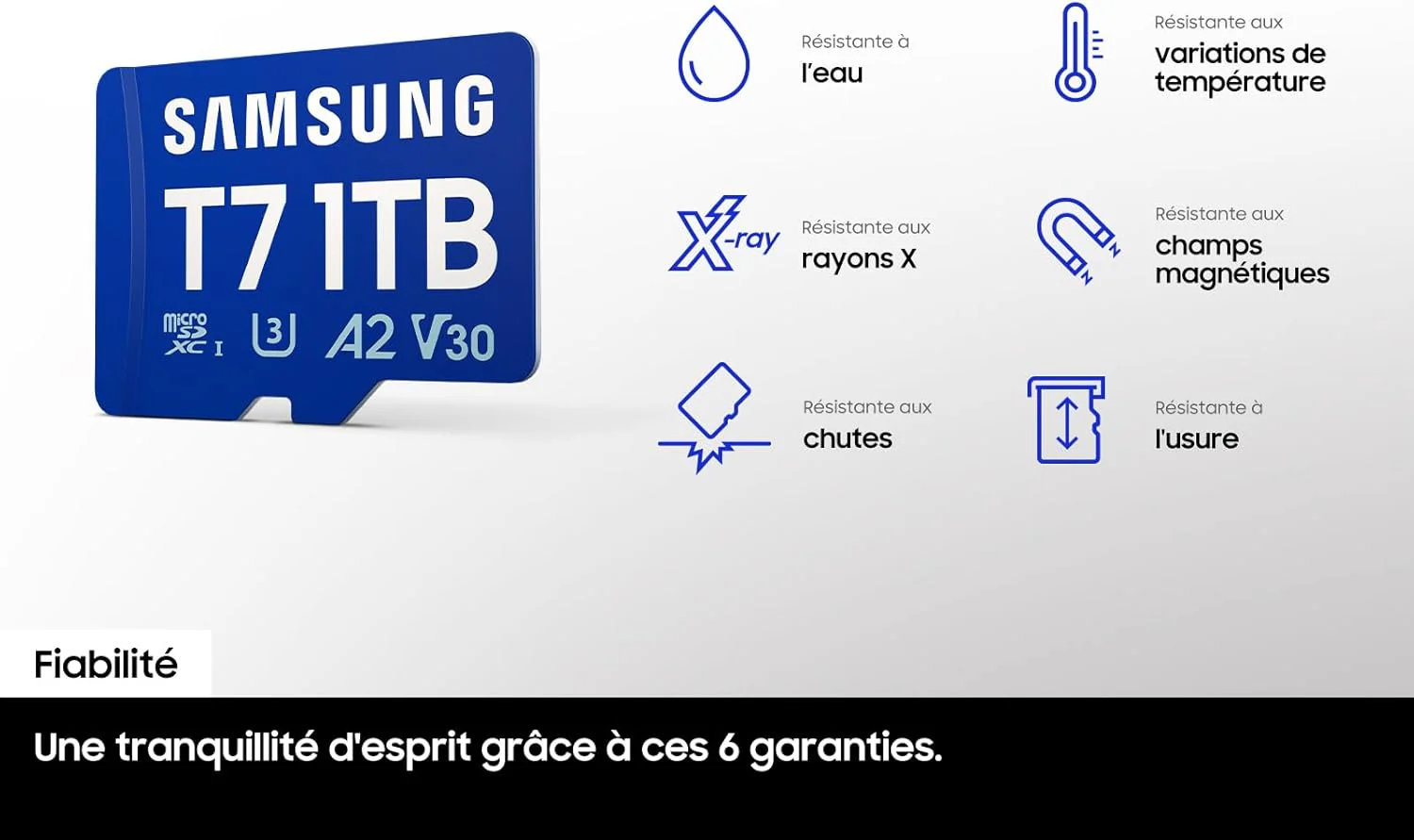 Samsung T7 microSD Memory Card, 256 GB, MB-MB256T/WW - Image 2