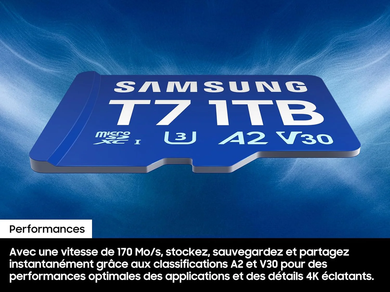 Samsung T7 microSD Memory Card, 256 GB, MB-MB256T/WW - Image 4