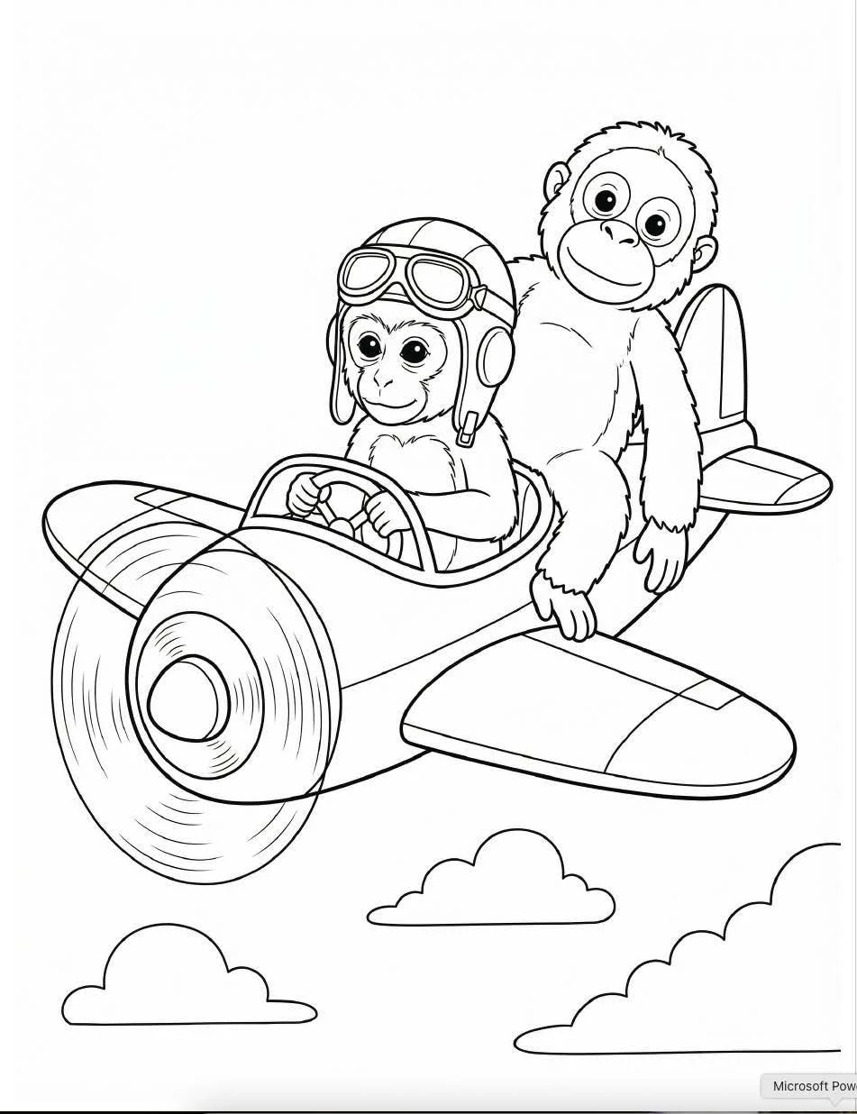 The Adventures of Punch the Monkey Coloring Book for Adults and Kids: Simple, Easy Designs for Fun and Relaxation - Image 5