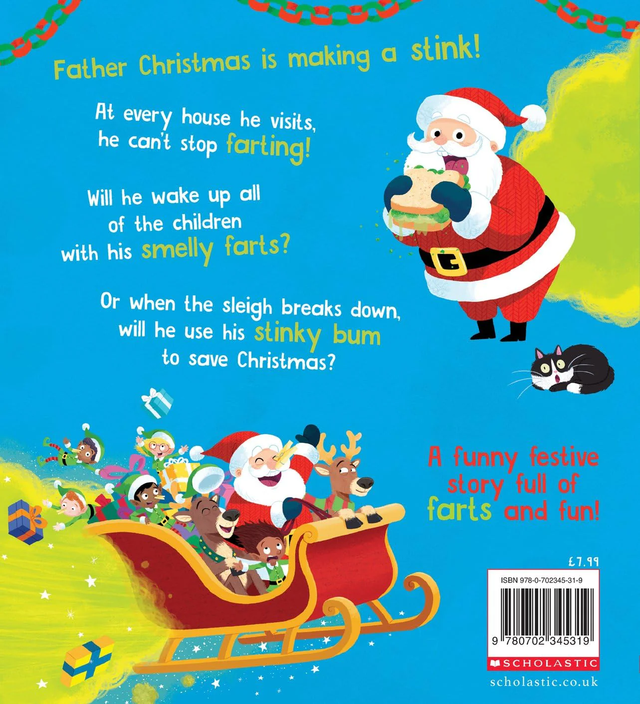 Farter Christmas: Help Santa solve his smelly problem in this brilliantly hilarious picture book for Christmas - Image 5