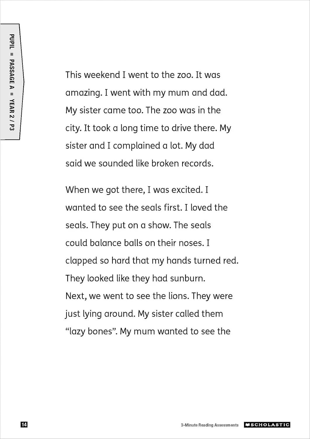 3 Minute Reading Assessments Ages 6-8: Assess student's reading in just 3 minutes ideal classroom resource (3 Minute Assessments - Image 4