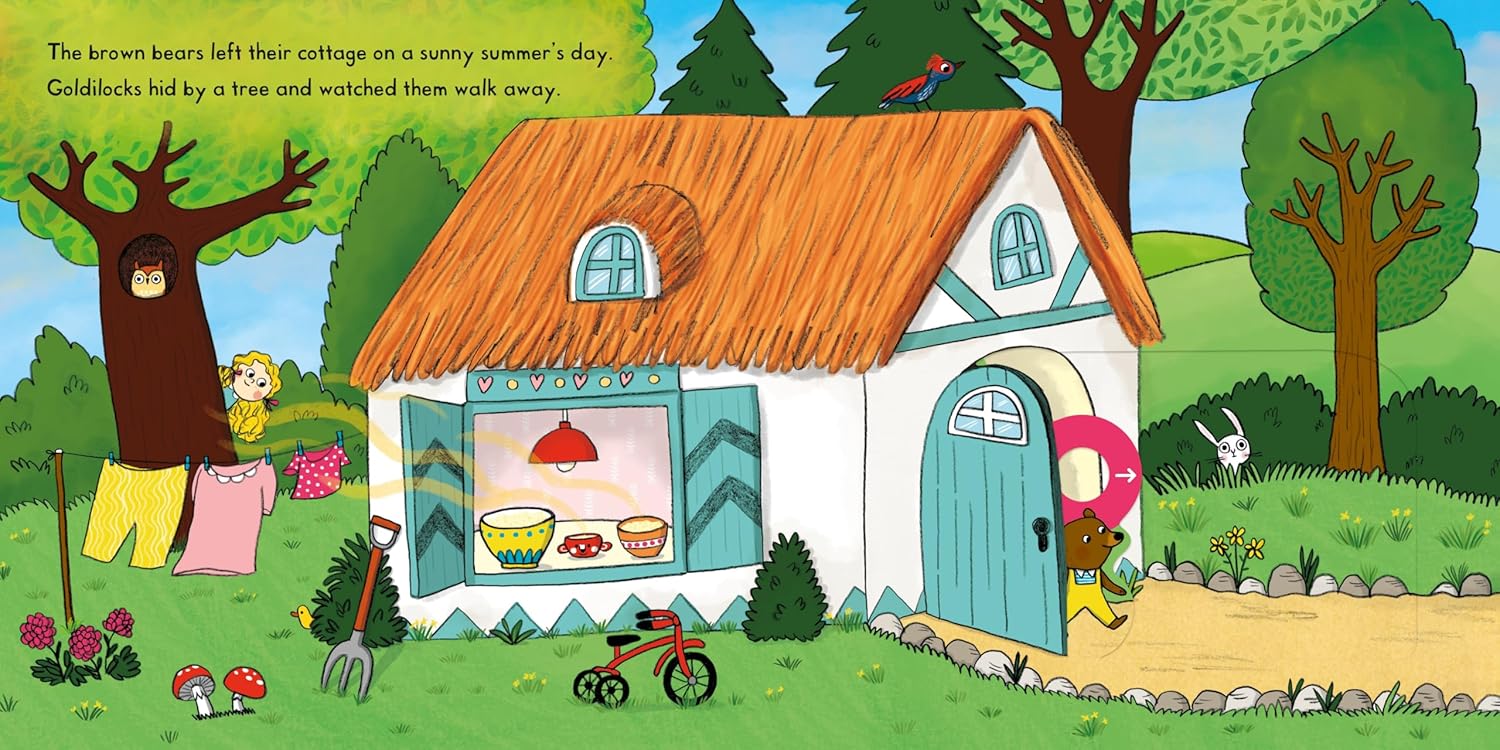 Goldilocks and the Three Bears: A push, pull, slide retelling of a beloved magical fairy tale for toddlers (First Stories - Image 3