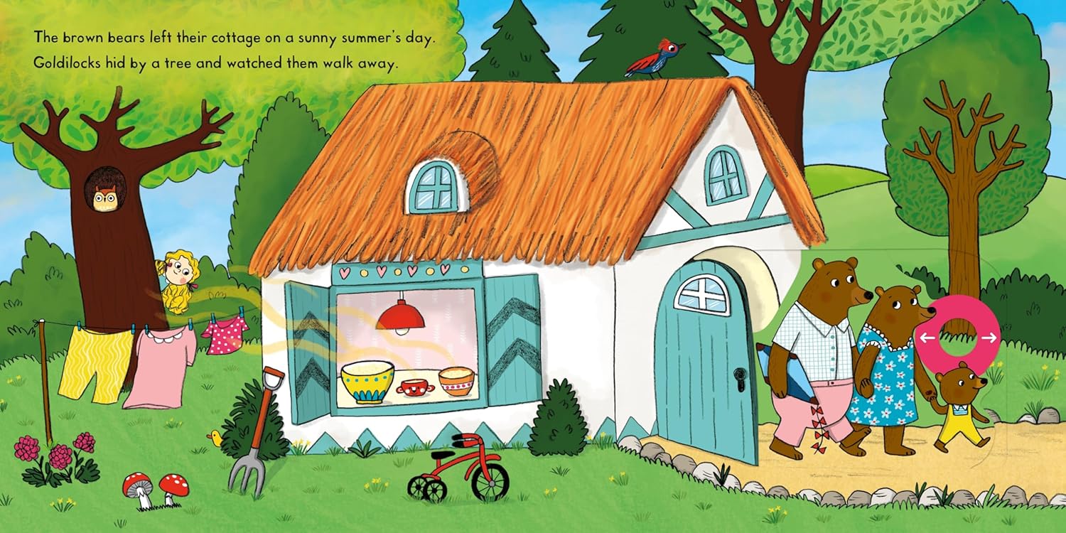 Goldilocks and the Three Bears: A push, pull, slide retelling of a beloved magical fairy tale for toddlers (First Stories - Image 4