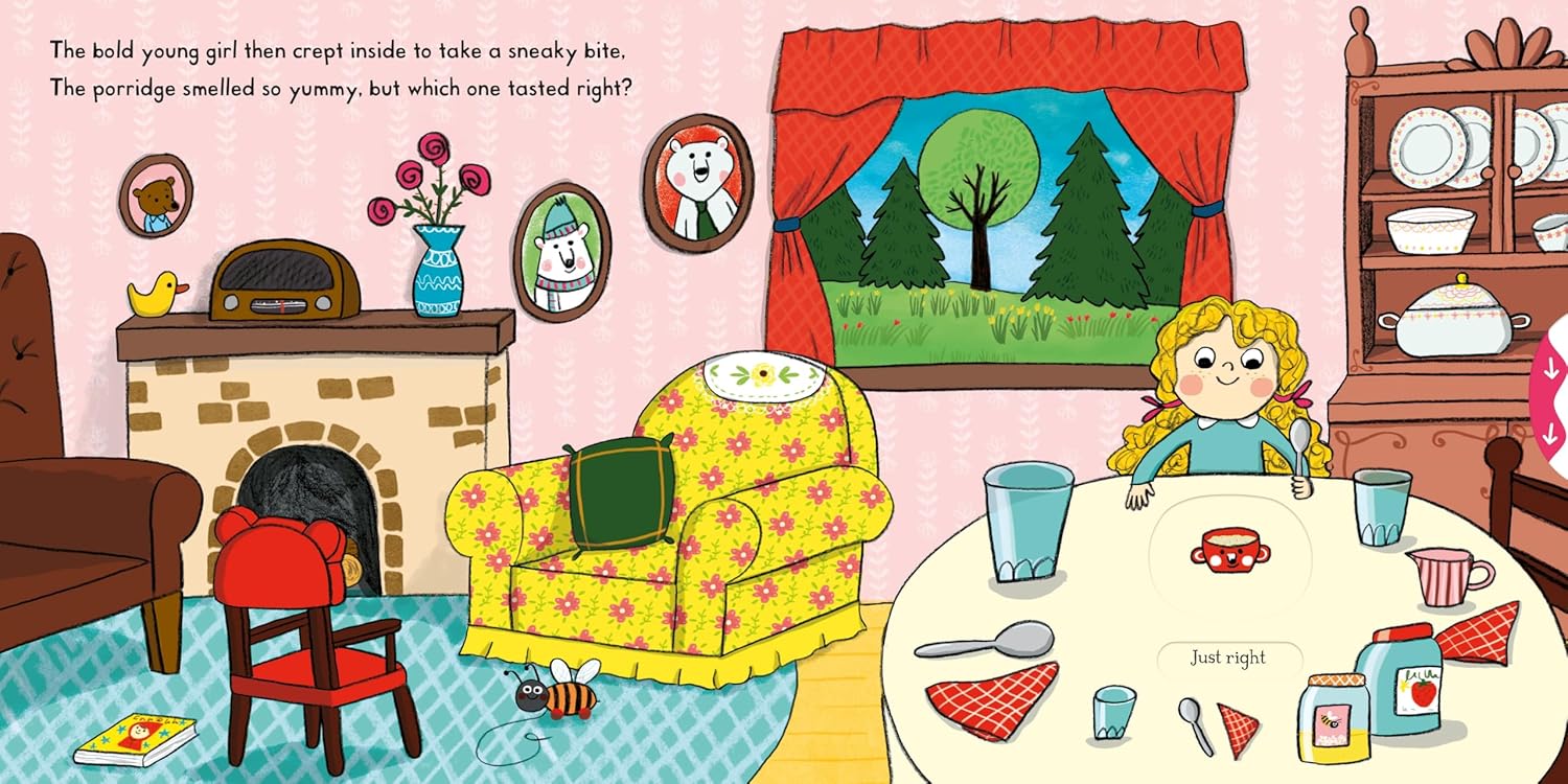 Goldilocks and the Three Bears: A push, pull, slide retelling of a beloved magical fairy tale for toddlers (First Stories - Image 5