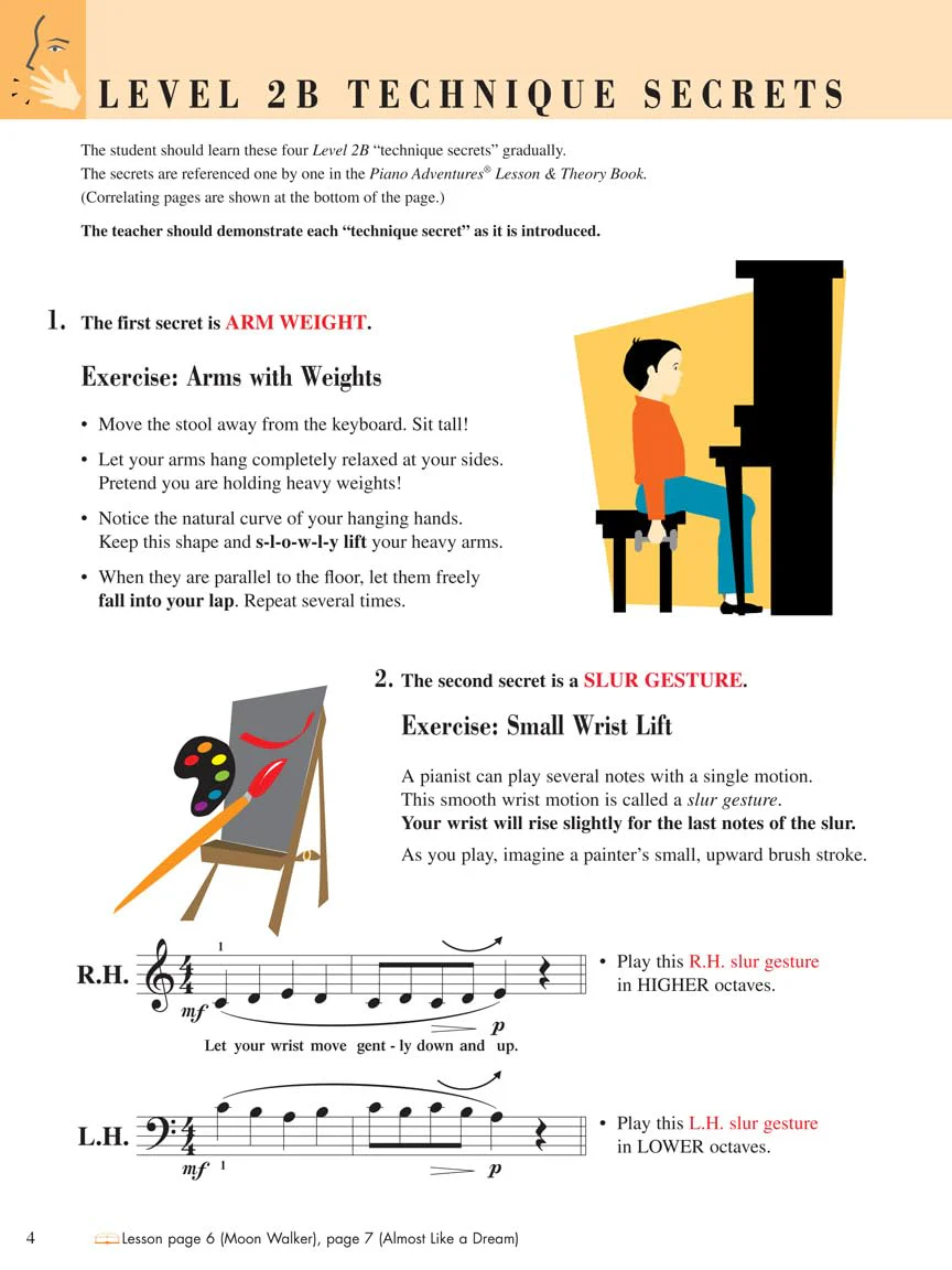 Piano Adventures All-In-Two Level 2B Tech. & Perf. - Image 4