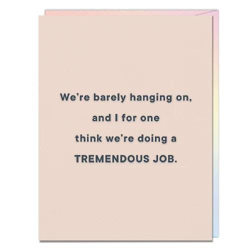 6-Pack Em & Friends Tremendous Job Greeting Cards