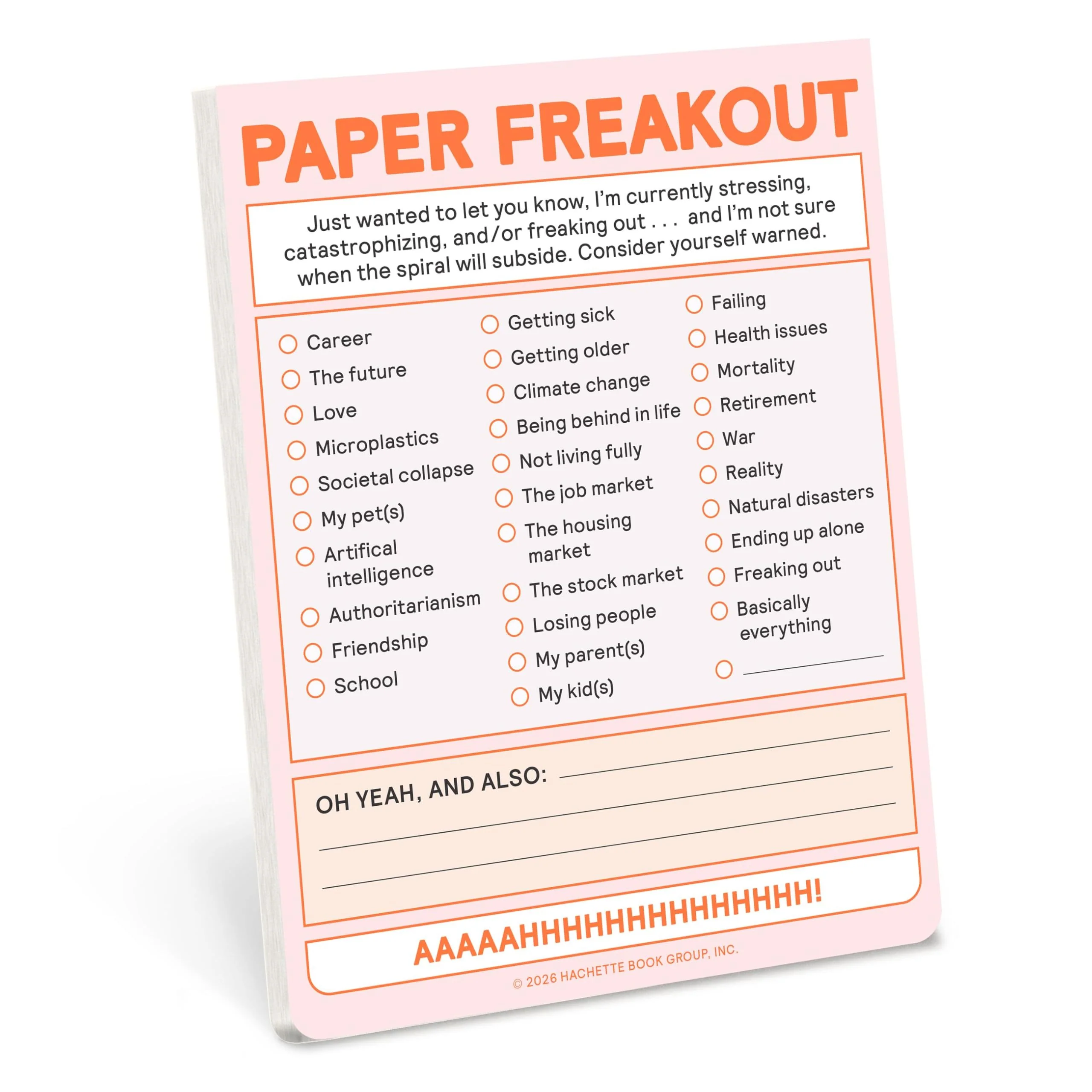 Paper Freakout Nifty Note (Knock Knock Nifty Notes