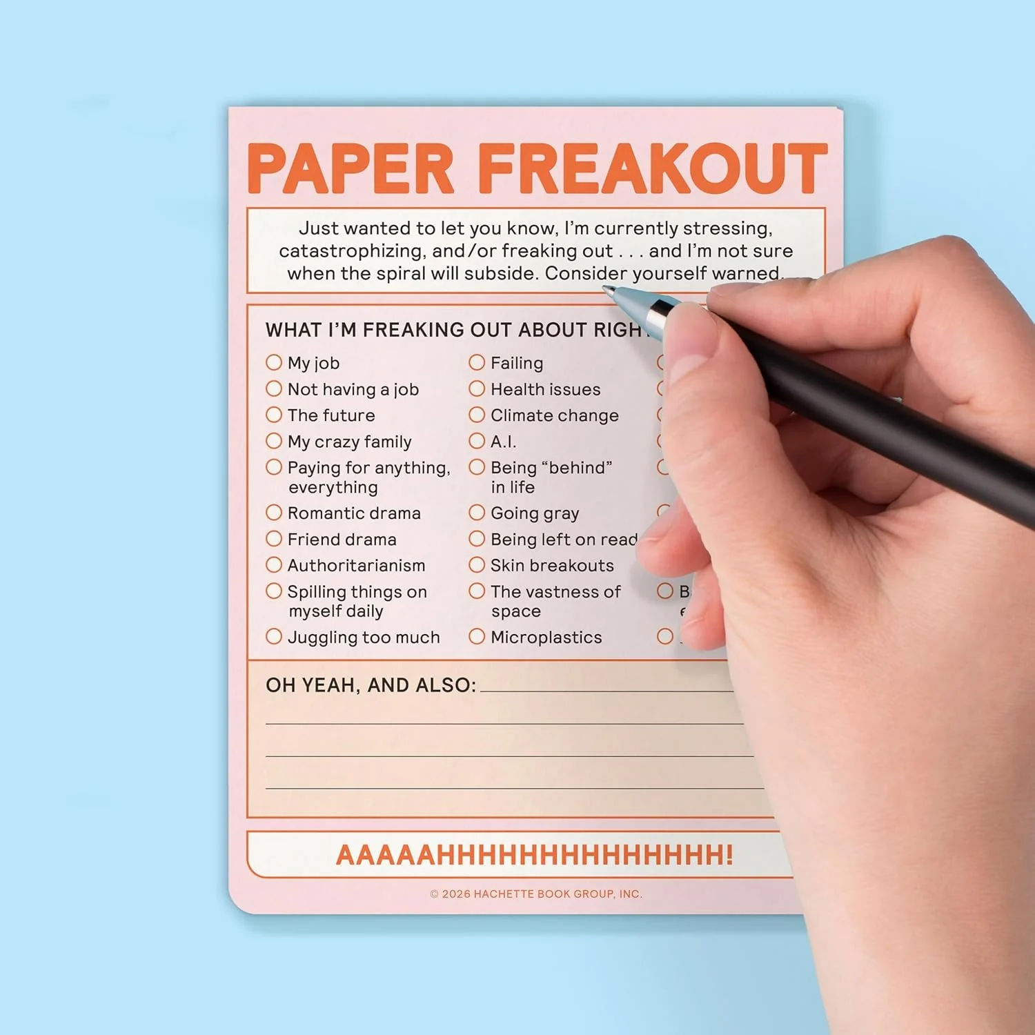 Paper Freakout Nifty Note (Knock Knock Nifty Notes - Image 2