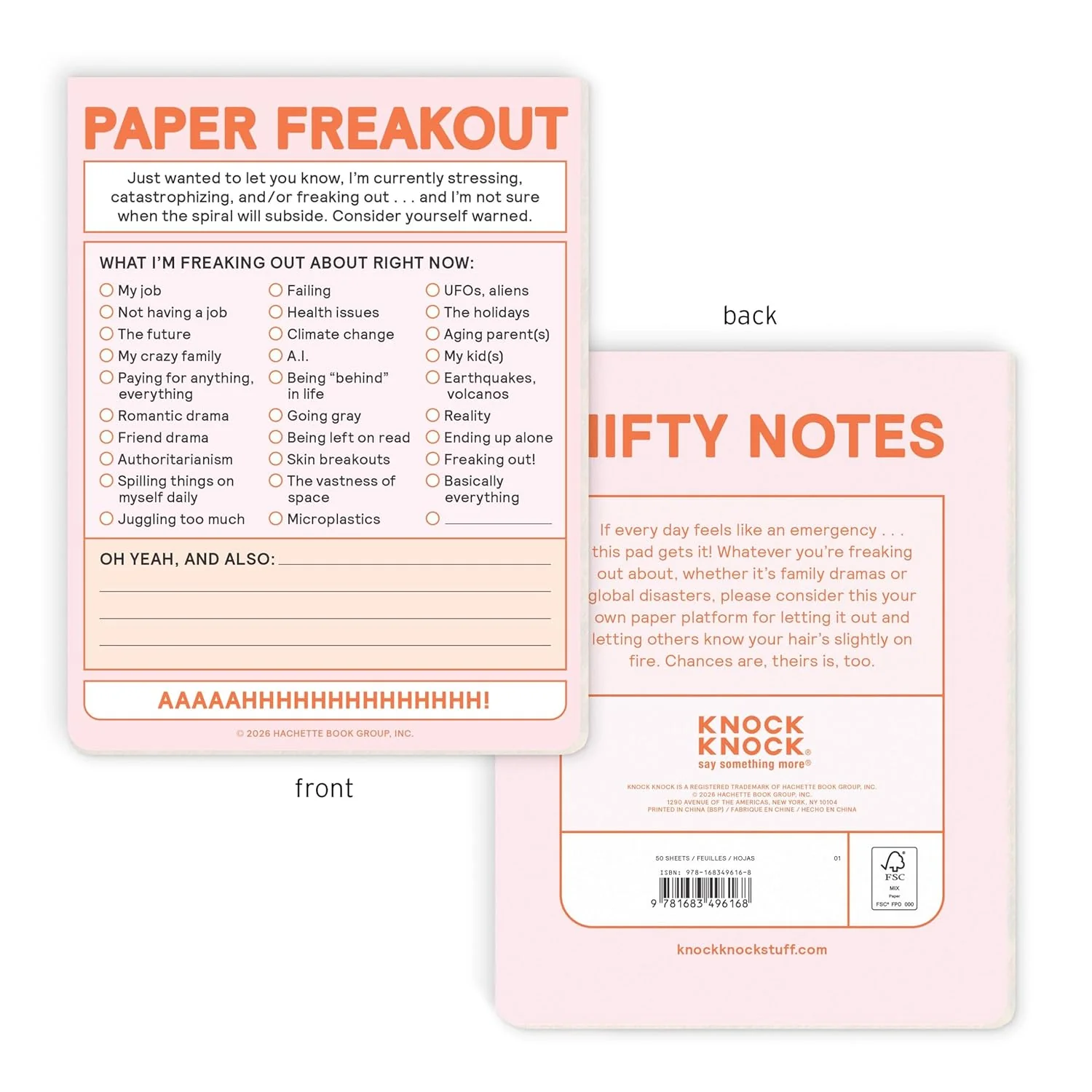Paper Freakout Nifty Note (Knock Knock Nifty Notes - Image 4