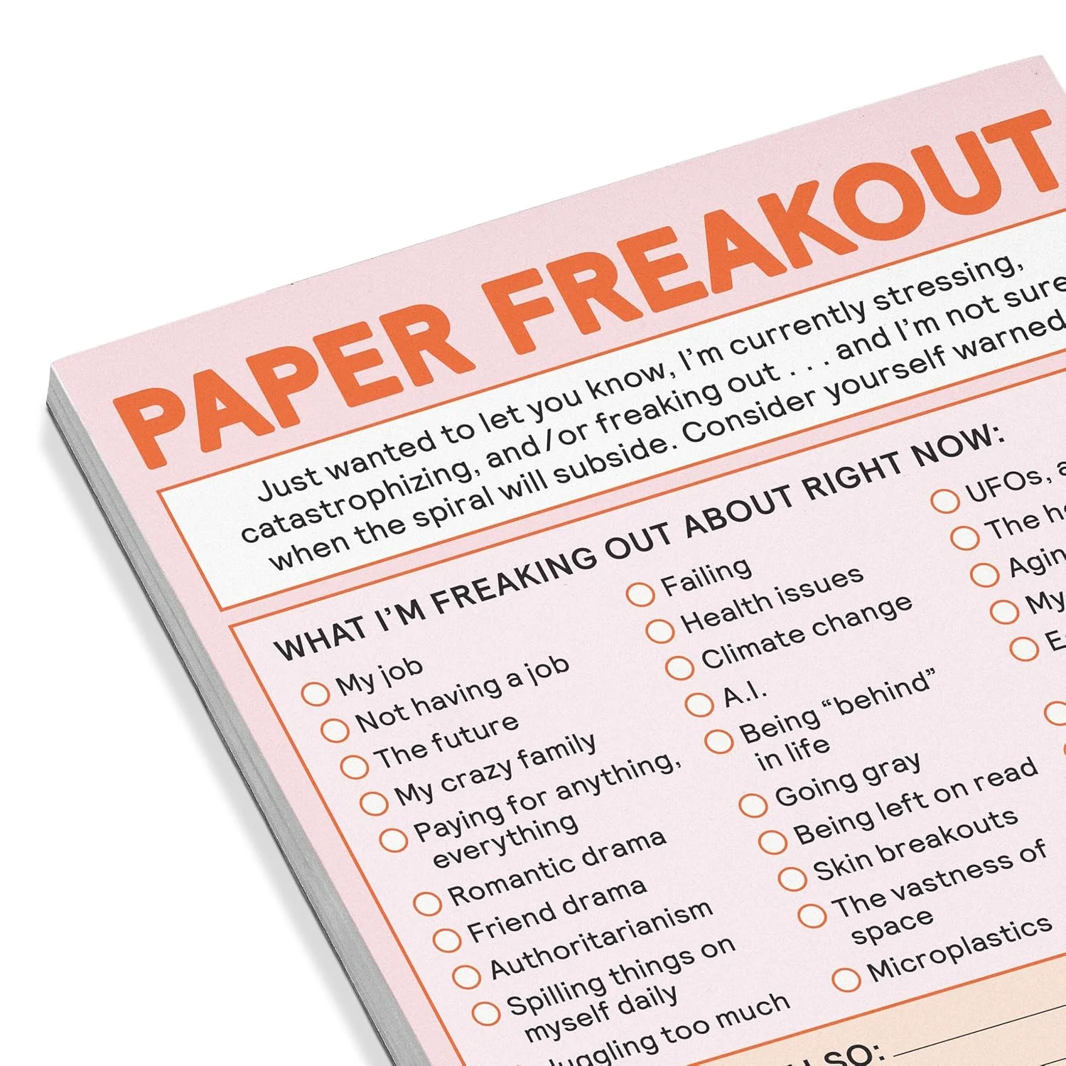 Paper Freakout Nifty Note (Knock Knock Nifty Notes - Image 5