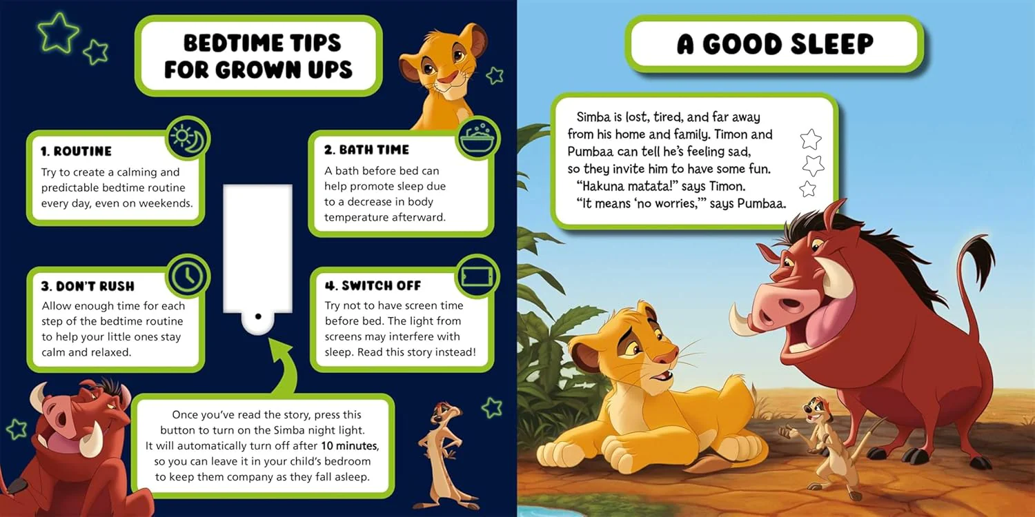 Disney Lion King: A Night-light Talepress Simba for a 10-minute Night-light Storytime - Image 2