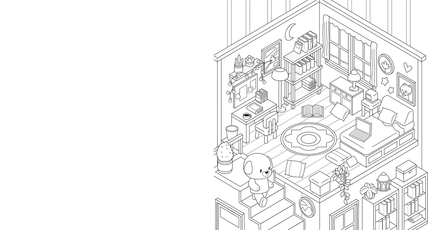 Sticker Therapy: Cozy Creationscreate Your Own Mini Worlds by Building 6 Sticker Scenes With Your Precision Craft Tool - Image 3