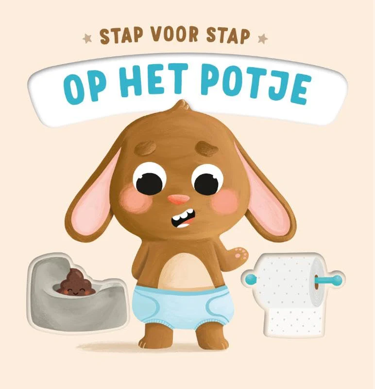 Op het potje - Stap voor stap Kartonboekje