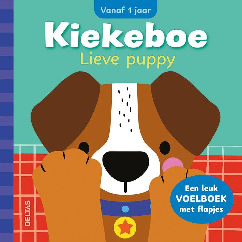 Kiekeboe Lieve puppy: Een leuk voelboek met flapjes