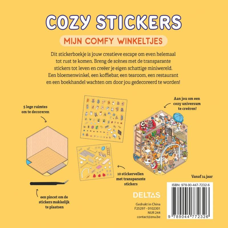 Cozy Stickers - Mijn Comfy Winkeltjes Stickerboek - Image 2