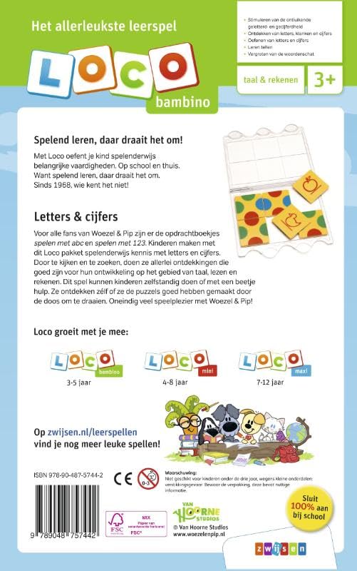 Loco Bambino Woezel & Pip pakket letters & cijfers - Image 2