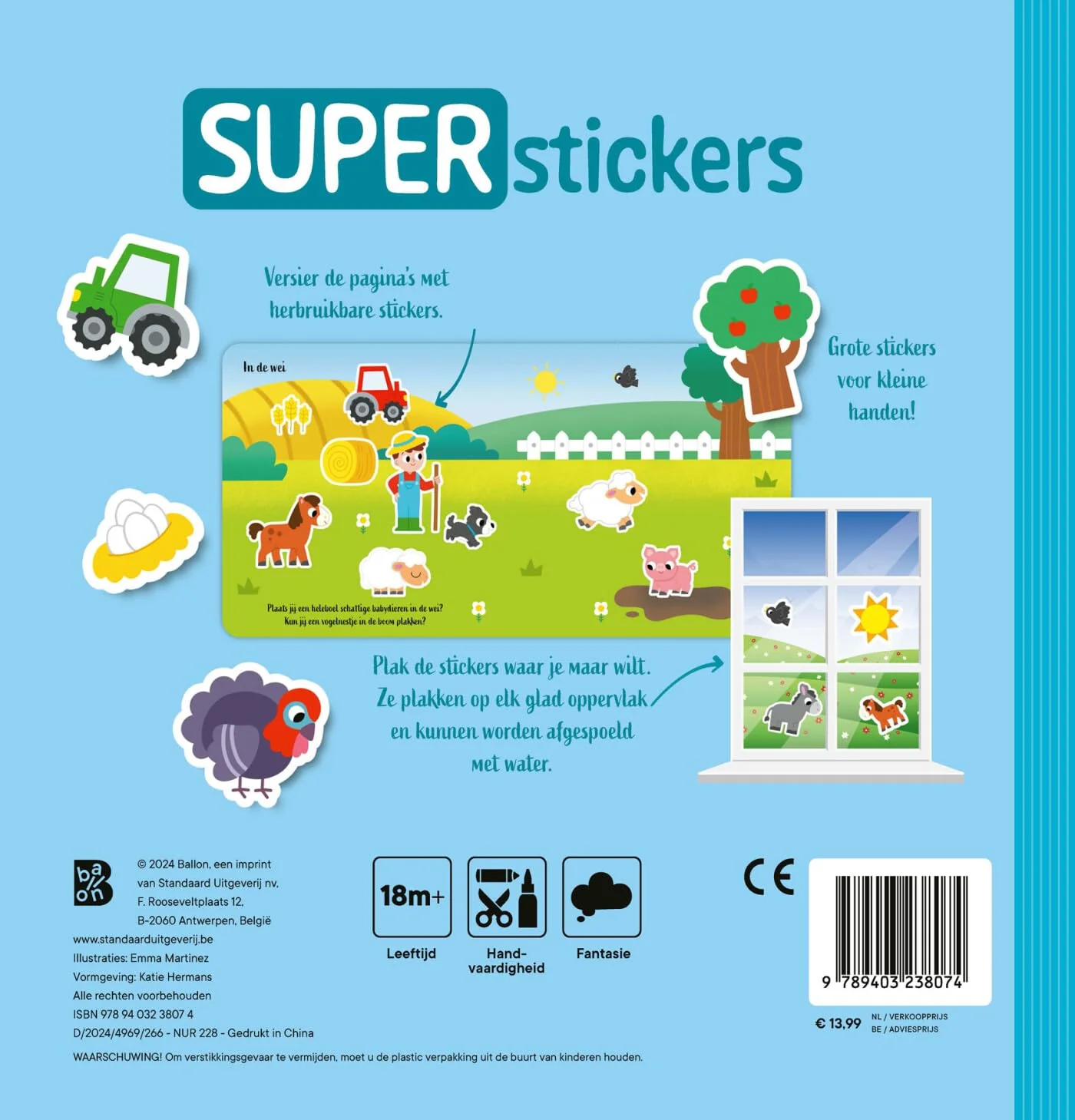 Standaard Uitgeverij - Superstickers - Boerderij 18m+ - Image 2