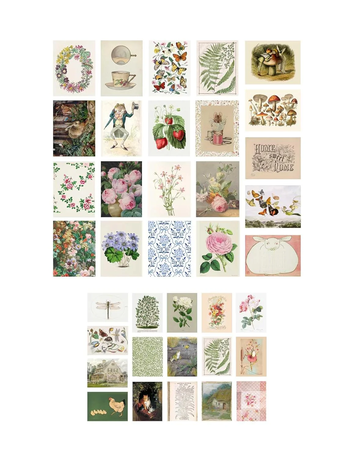 Vintage Cottage Wall Collage Kit - Image 3