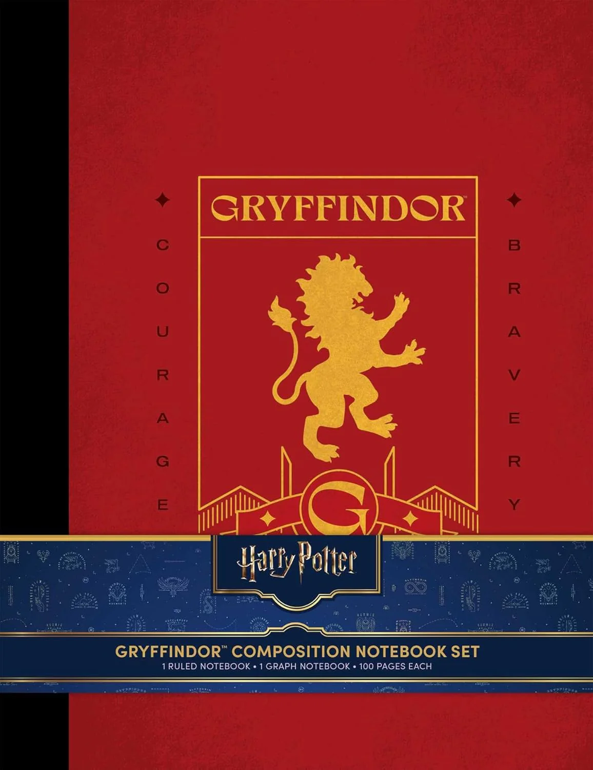 Harry Potter: Gryffindor Composition Notebook Set (Set of 2 - Image 4