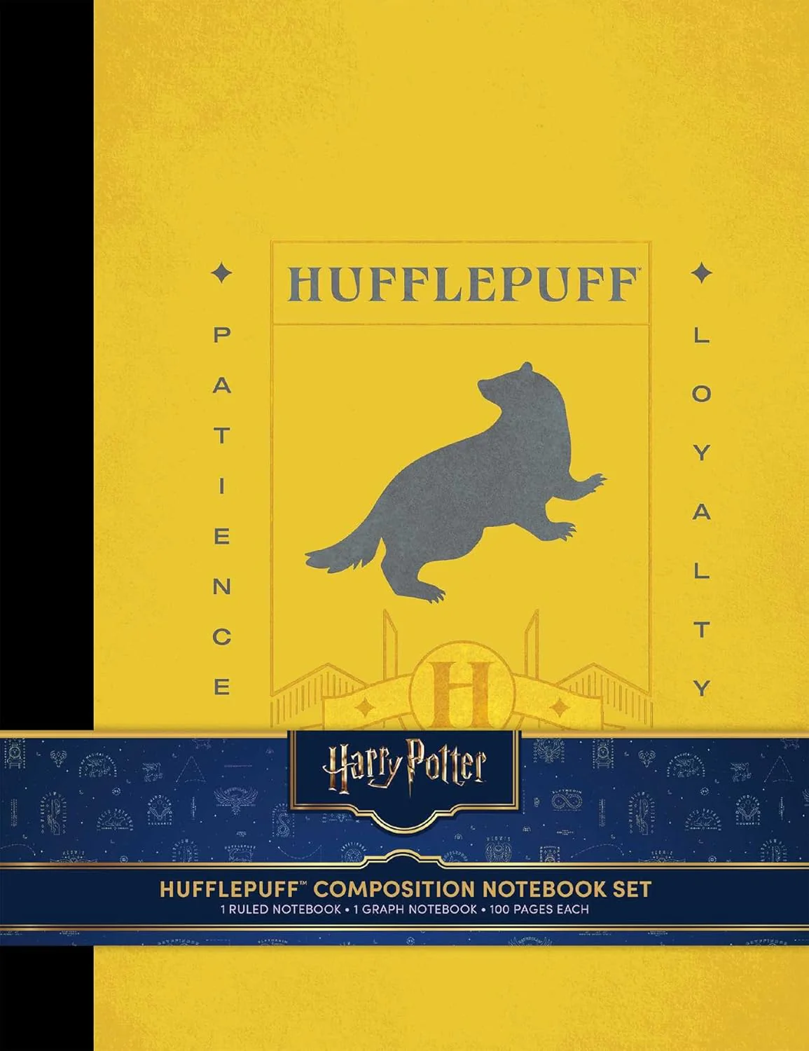 Harry Potter: Hufflepuff Composition Notebook Set (Set of 2 - Image 4