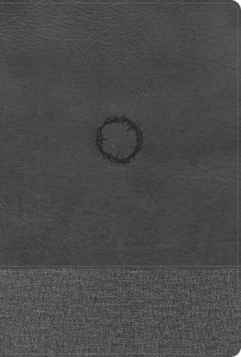 CSB Super Giant Print Reference Bible, Optimal Type, Digital Study Edition, Charcoal Leathertouch