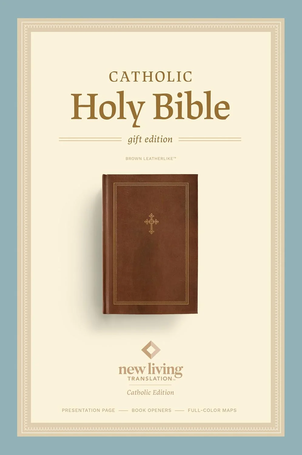 NLT Catholic Holy Bible, Gift Edition (Hardcover LeatherLike - Image 2